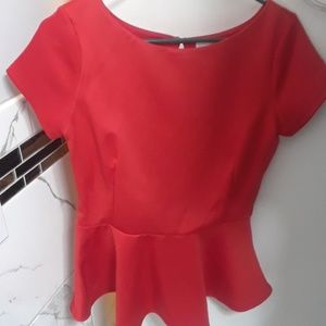 Bisou Bisou Peplum Top